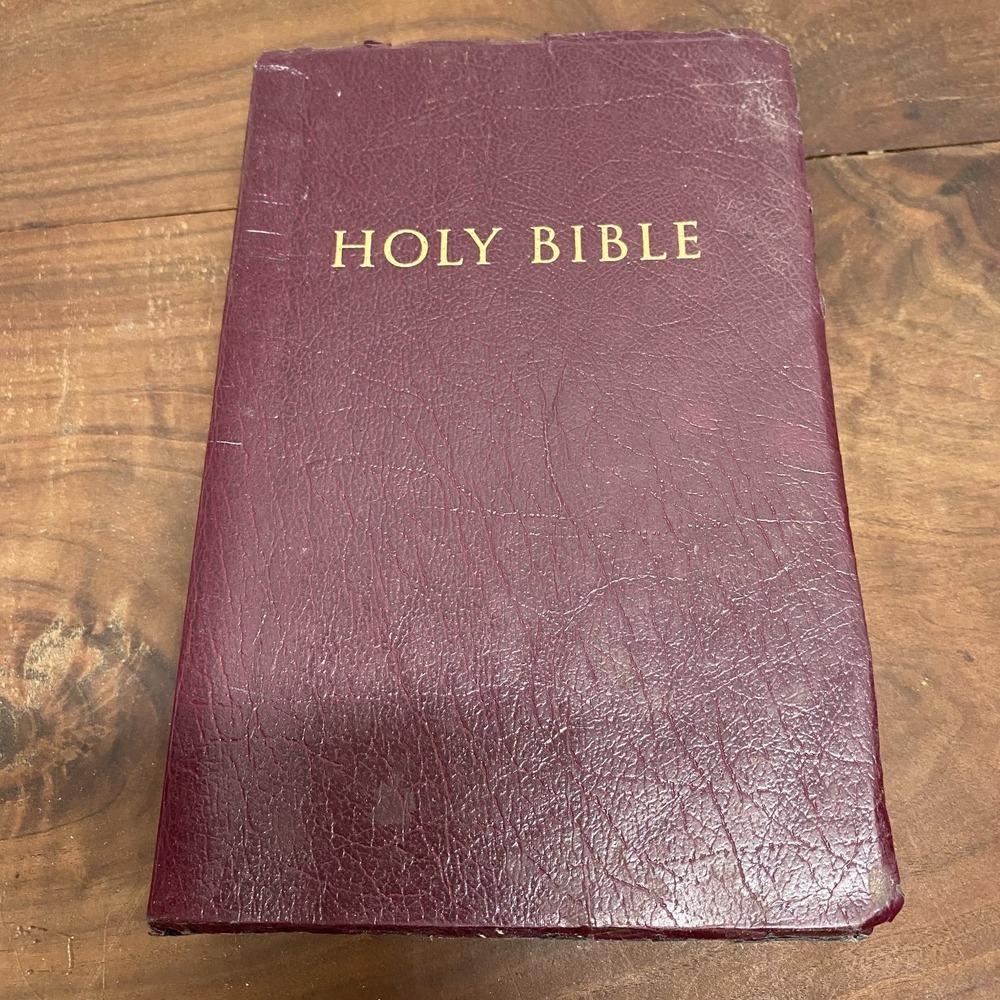 Giant Print Holy Bible King James Version 1994 Zondervan Leather-Look